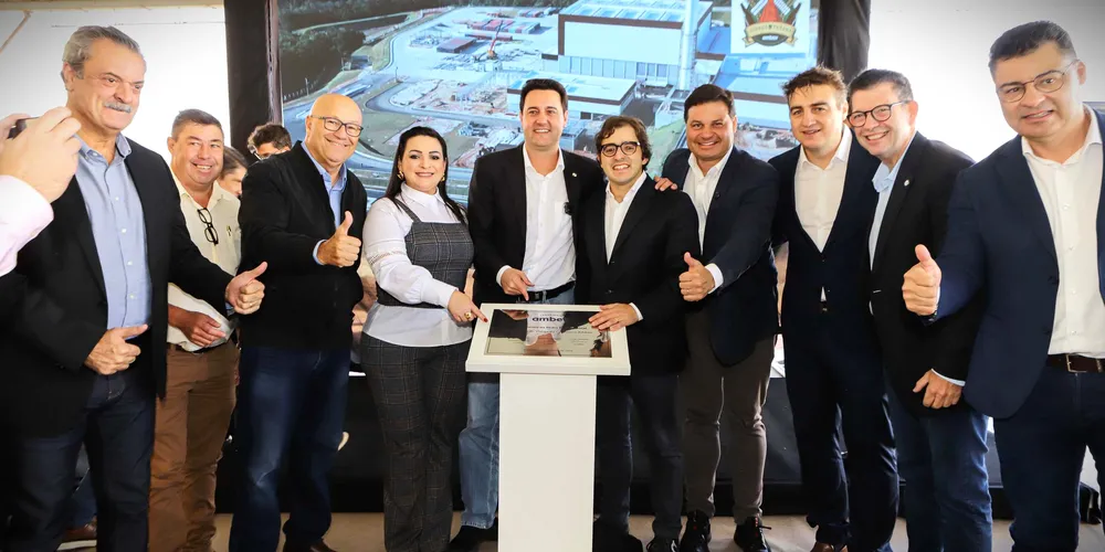 Lideranças lançaram a pedra fundamental da Ambev