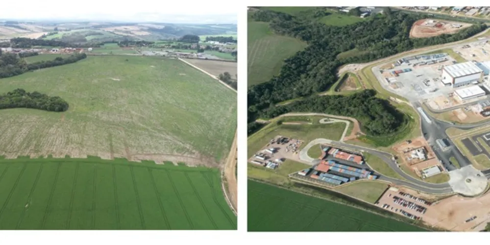 Com 80% da construção concluída, fábrica de vidro da Ambev no Paraná impacta economia local e vai ampliar a produção de cervejas premium