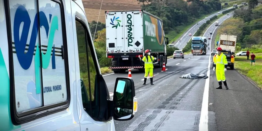 Equipe da EPR Litoral Pioneiro também foi acionada para o local