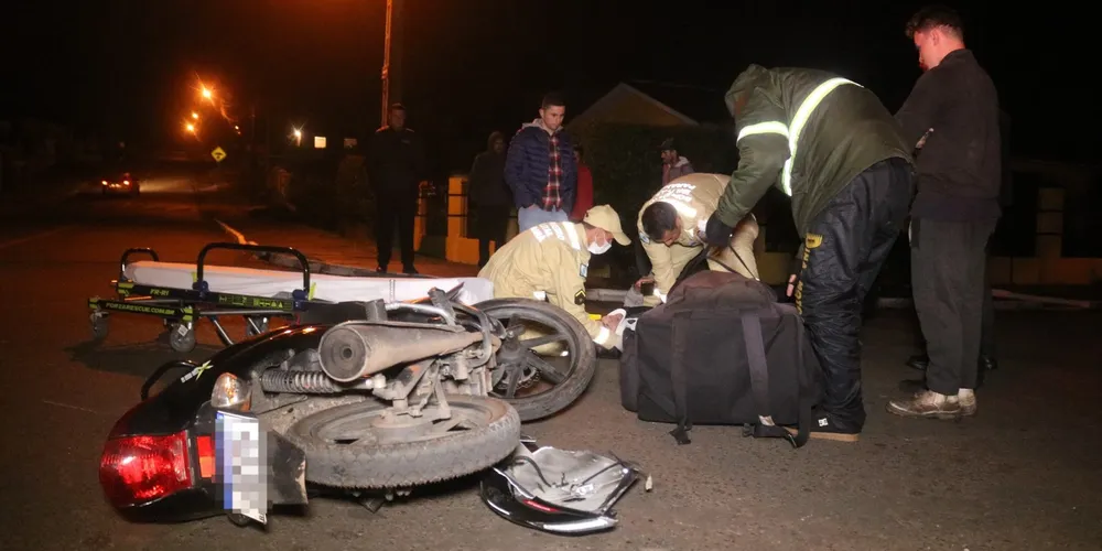 Motoboy foi levado para a UPA Santana