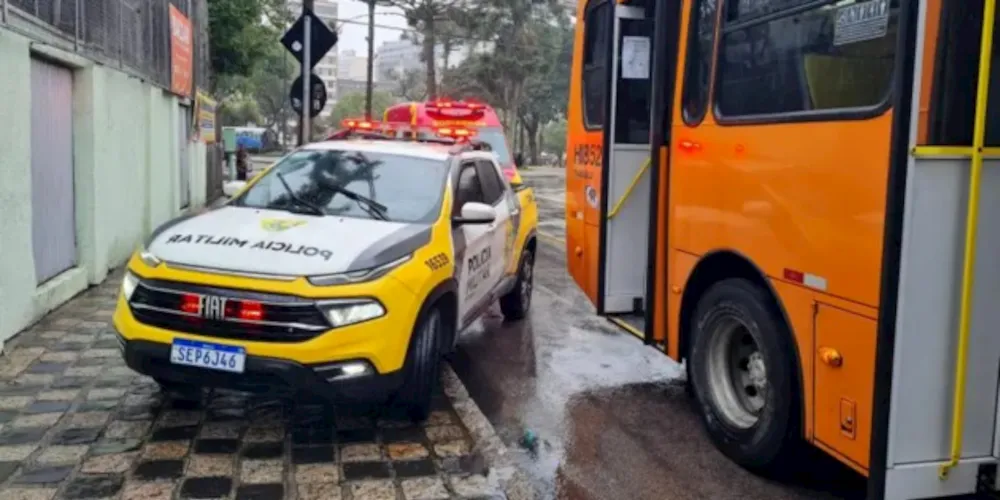 Equipe da Polícia Militar esteve na ocorrência