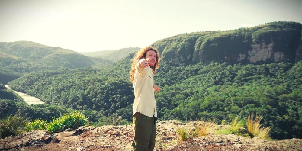 Bob Banks é natural de Tibagi e realizou a gravação no Cânion Guartelá