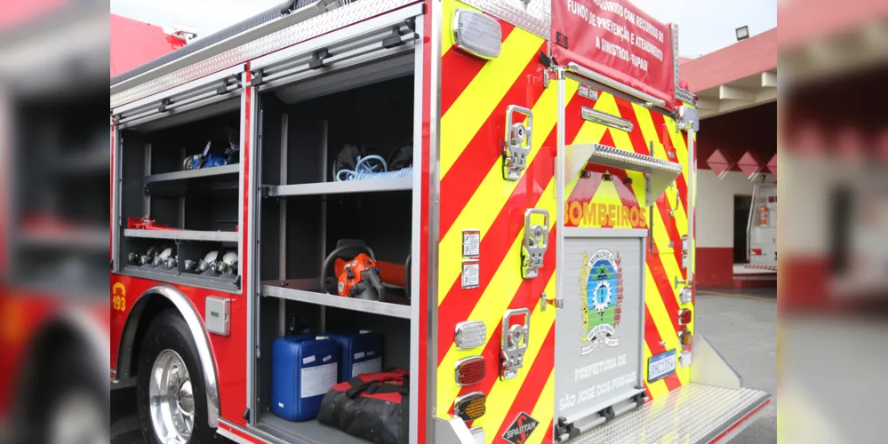 Corpo de Bombeiros precisou ser acionado