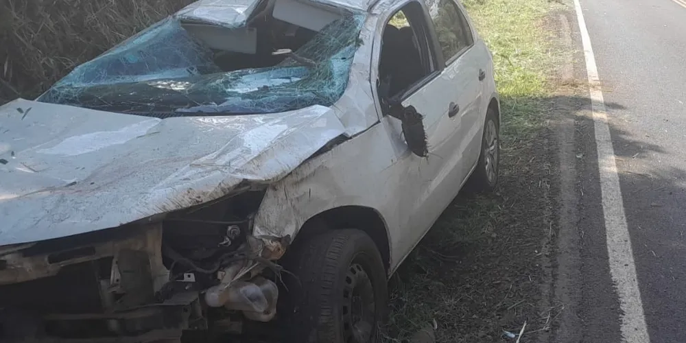 Veículo VW Gol envolvido no acidente