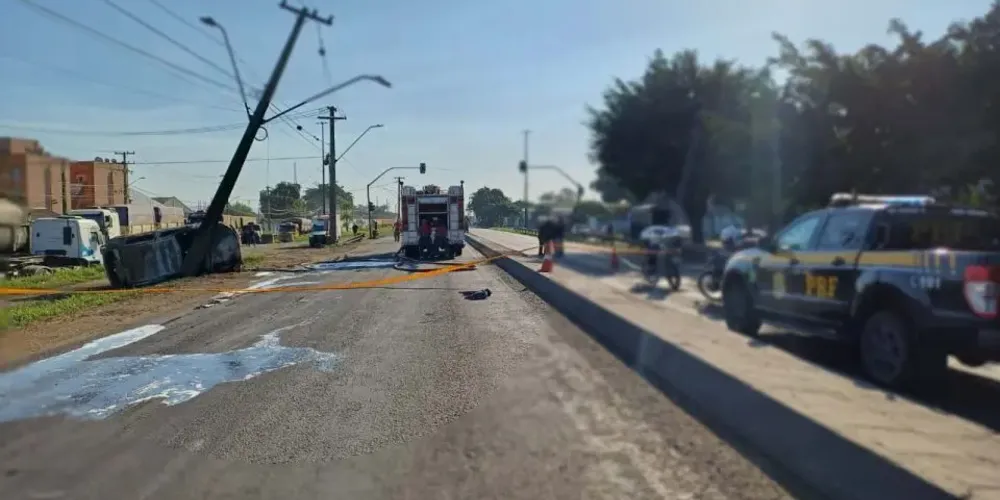 Acidente ocorreu em Paranaguá