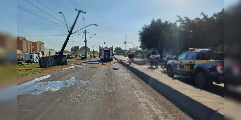 Acidente ocorreu em Paranaguá