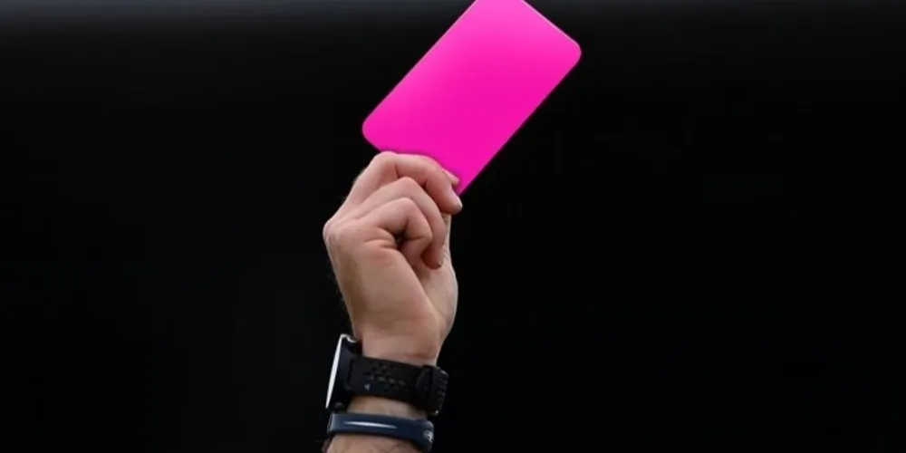 Cartão rosa foi divulgado pela Conmebol na noite da última terça-feira (21)