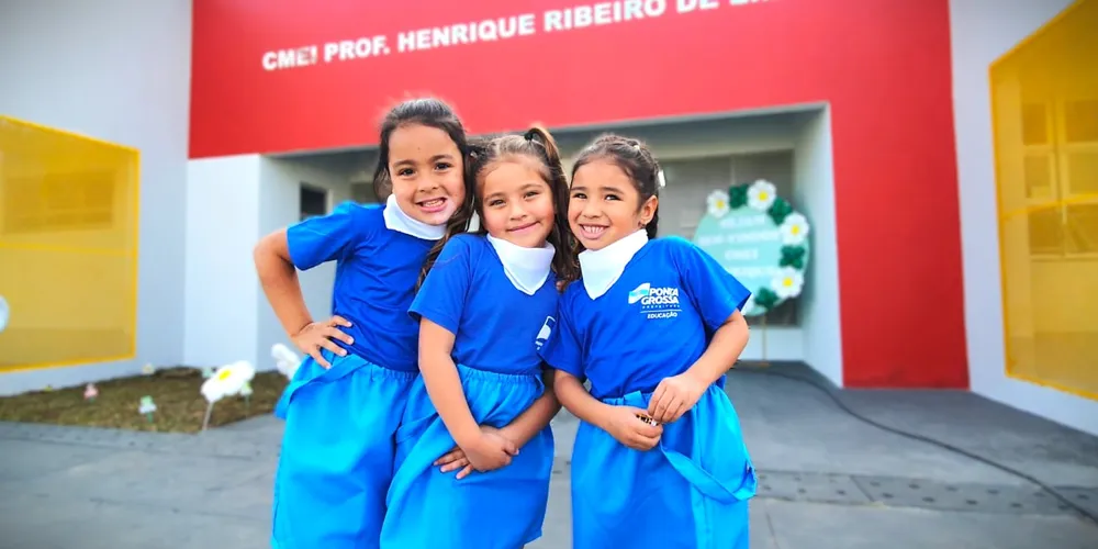 Vagas são desde o berçário até os cinco anos, na Educação Infantil