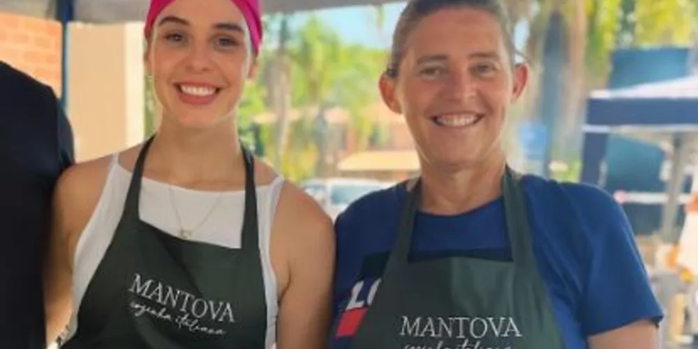 Géssika Mantovani e Rosangela Mantovani, moradoras de Castro