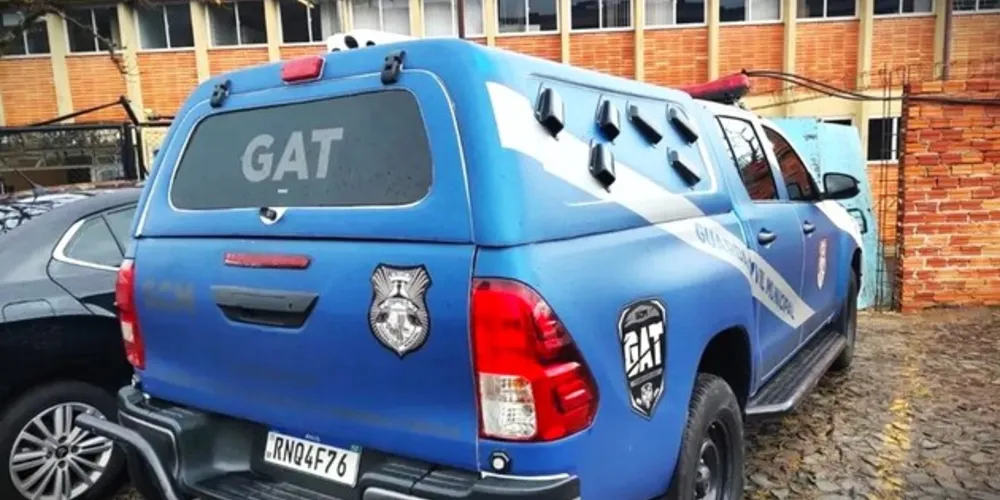 Equipe GAT Delta, da Guarda Municipal, prendeu o suspeito