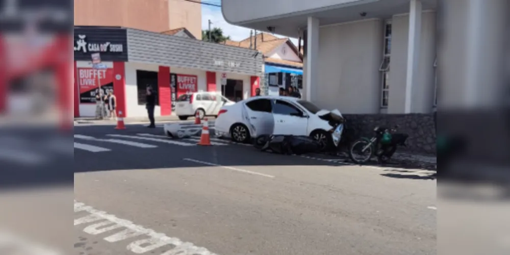 Acidente ocorreu por volta das 11h30 desta quinta