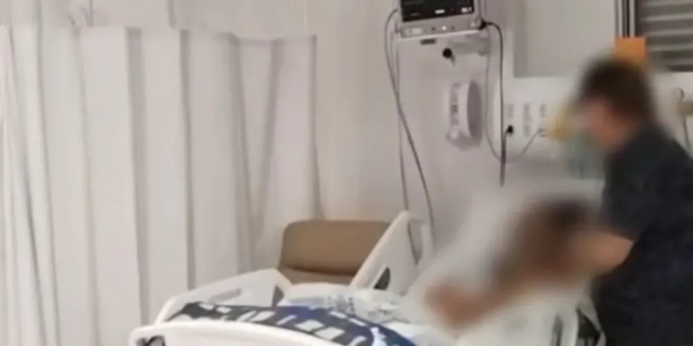 A adolescente de 17 anos foi violentada pelo pai no leito da unidade