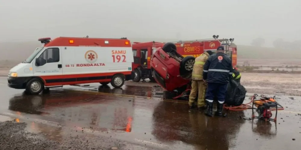Havia muita neblina no momento da colisão entre os dois veículos