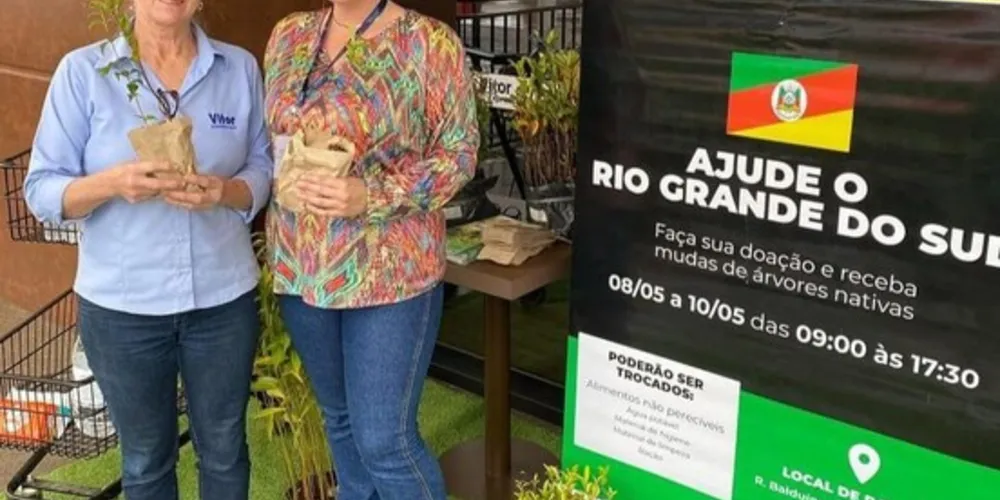 Mudas foram produzidas no viveiro florestal do órgão, em Tibagi