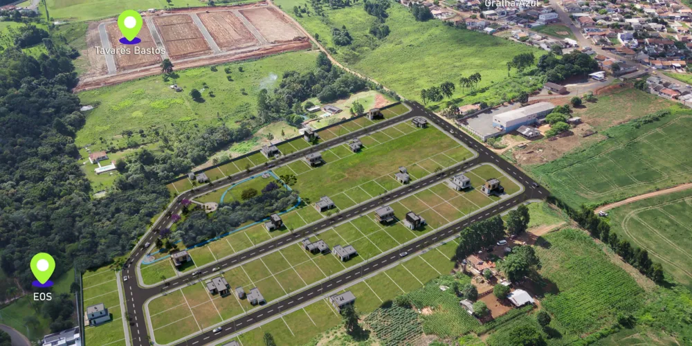 Projeto residencial tem mais de 100 lotes