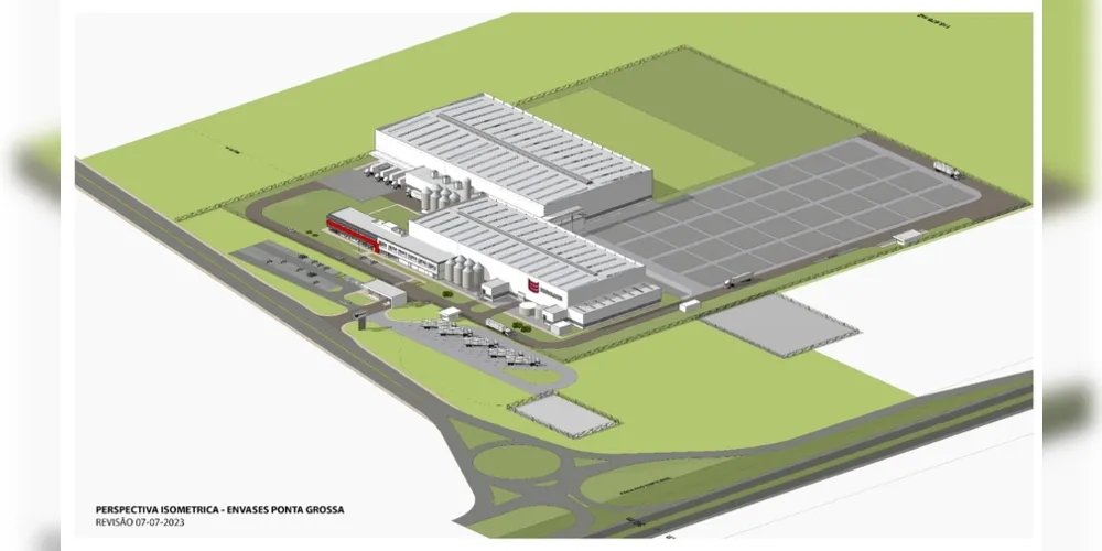 A fábrica será no distrito industrial de Ponta Grossa