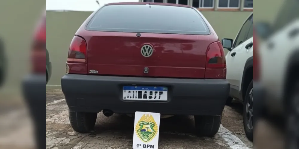 Veículo Gol estava na rua Vacilo Hyeda