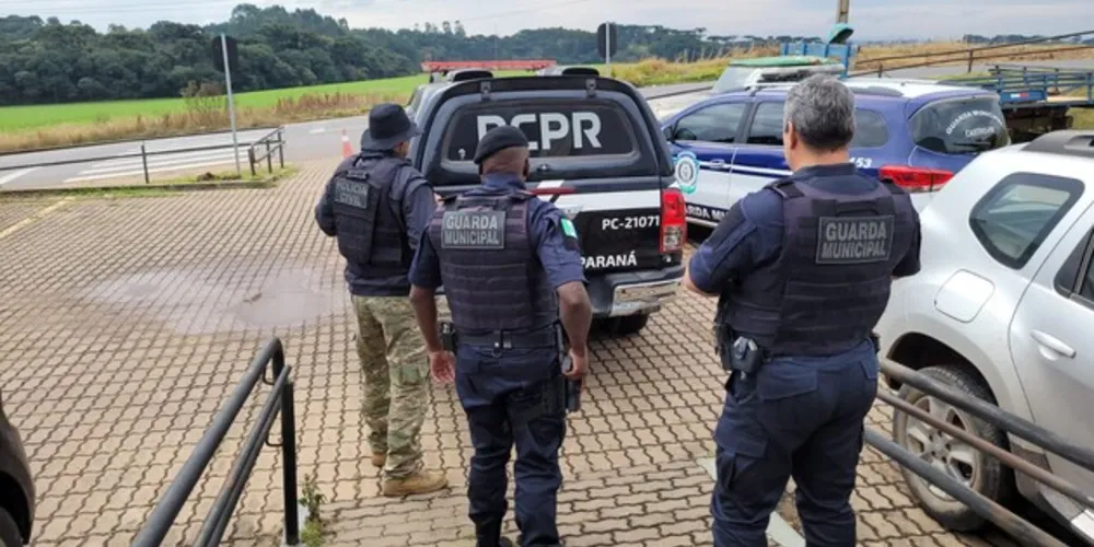 Indivíduo foi capturado com apoio da Guarda Municipal de Castro