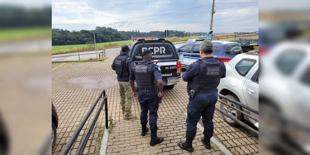 Indivíduo foi capturado com apoio da Guarda Municipal de Castro