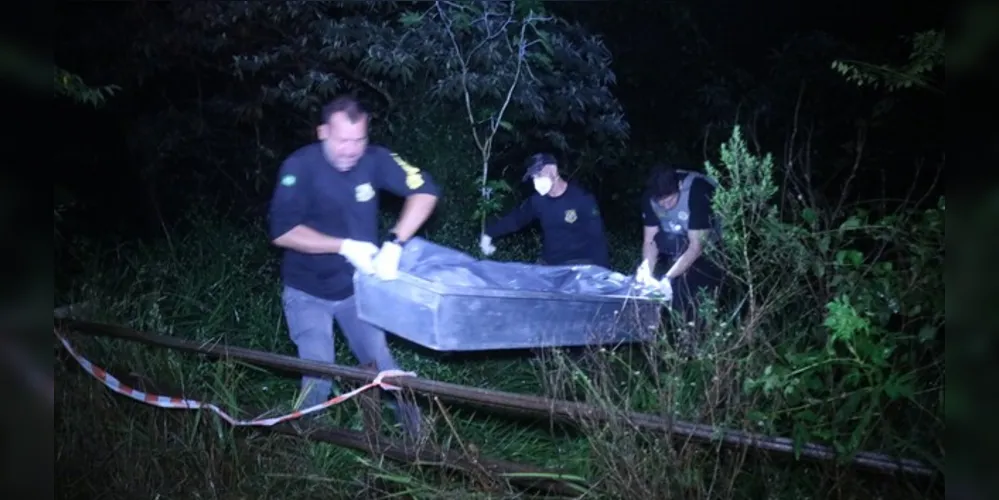 Cadáver foi levado para o IML de Ponta Grossa