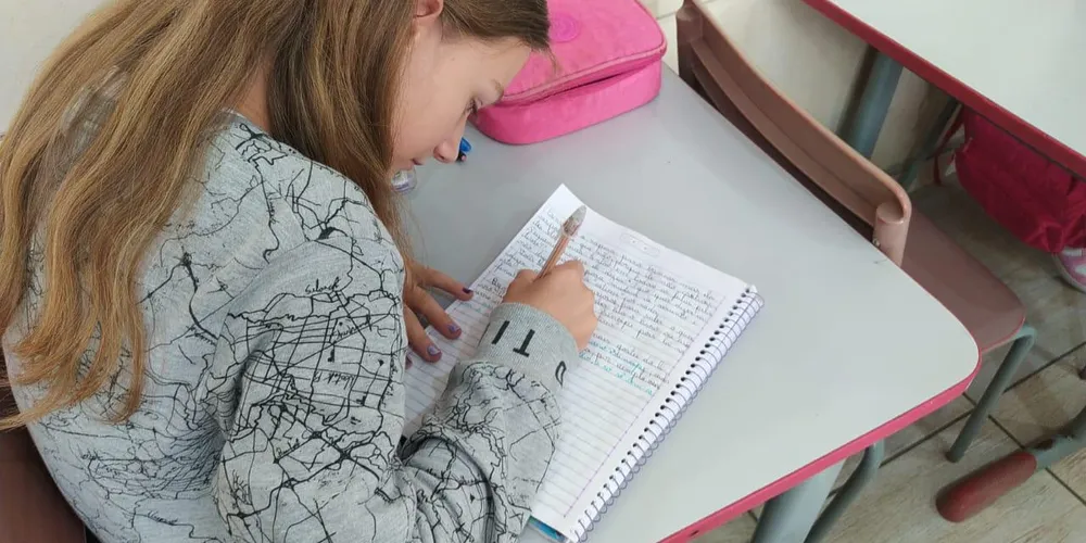 Professora destaca que alunos mostraram contentamento e apreço pelo aprendizado