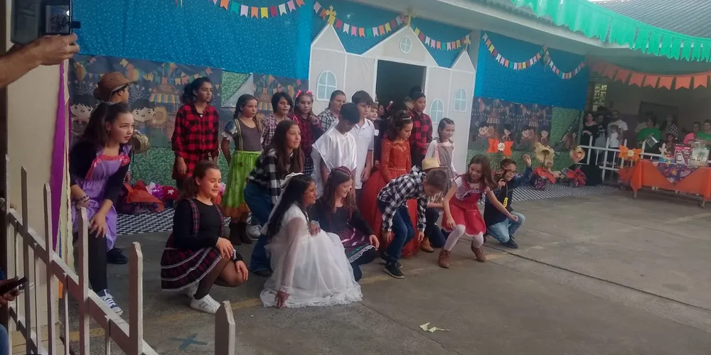 Dinâmica movimentou estudantes e plateia