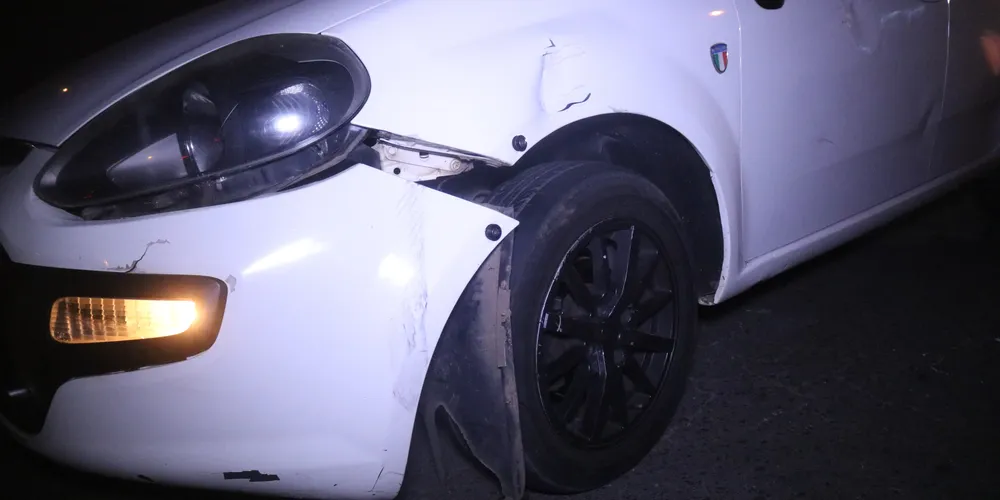 Ciclista atingiu a dianteira do carro