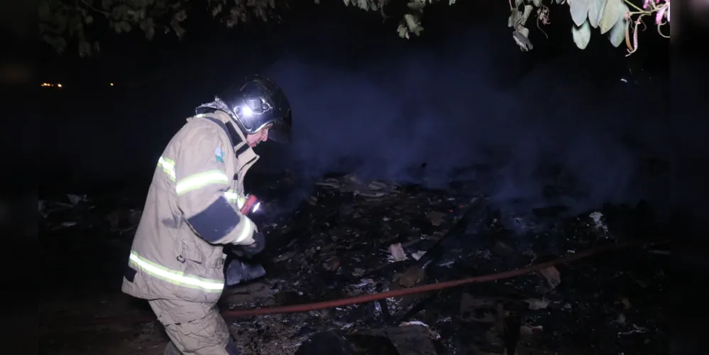 Incêndio mobilizou equipe do Corpo de Bombeiros