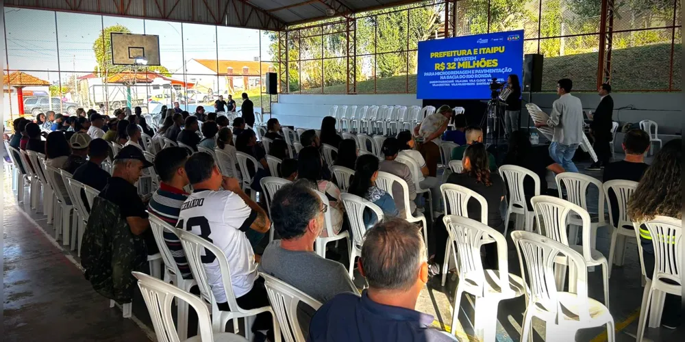 Evento acontece na Escola Municipal Professora Haydê Ferreira de Oliveira