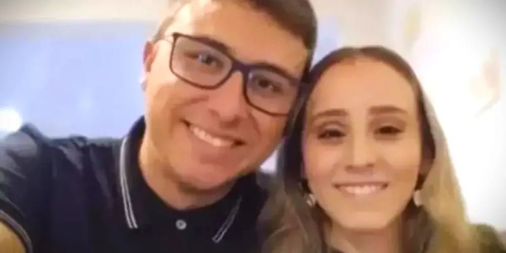 Luiz Arthur Bach Xavier e Rubiane Aparecida Mayer eram recém-casados