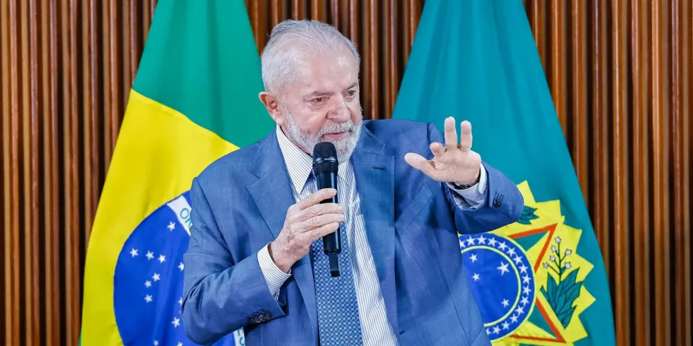 Atual presidente da República, Luiz Inácio Lula da Silva