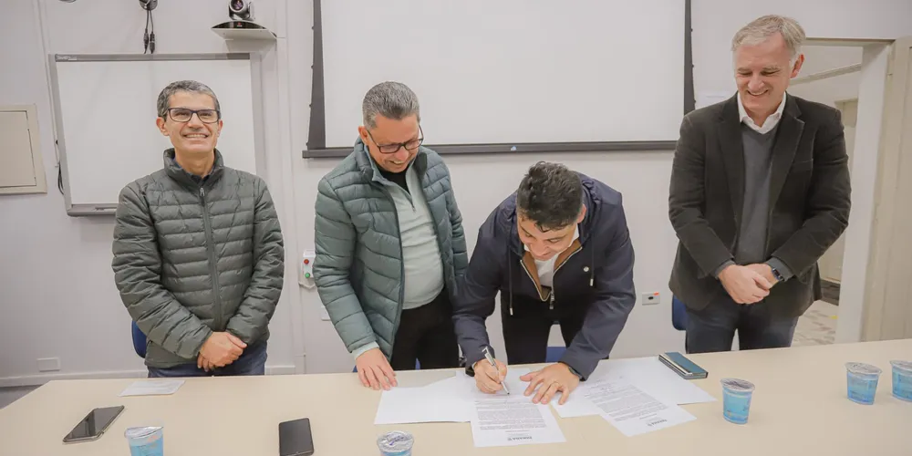 Assinatura do protocolo ocorreu em evento, na última terça-feira (28)