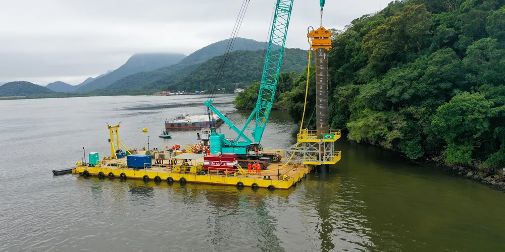 As obras na ponte estão a pleno vapor