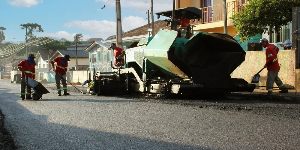 Intervenção aconteceu na rua França Viana