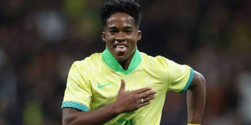 ”Só Deus e o professor Dorival sabem”, disse Endrick sobre a data de sua primeira titularidade