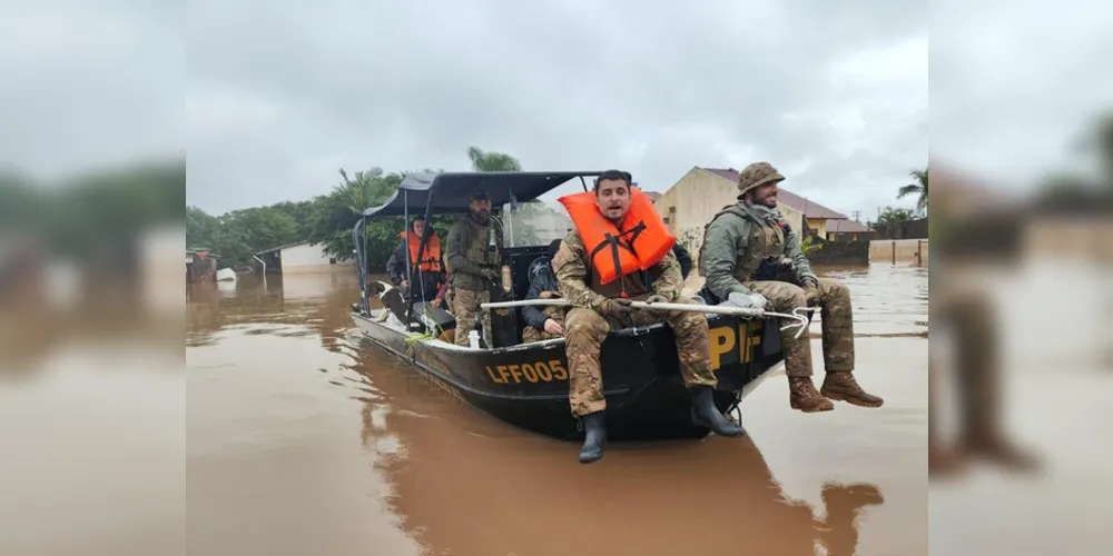 ia Federal do PR segue em apoio às vítimas das chuvas no RS