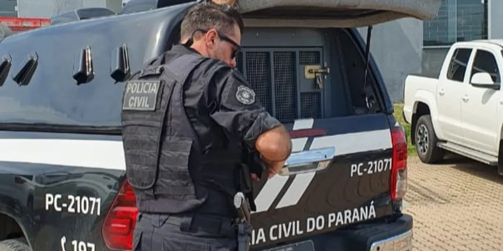 Autor foi levado para a Cadeia Pública de Castro