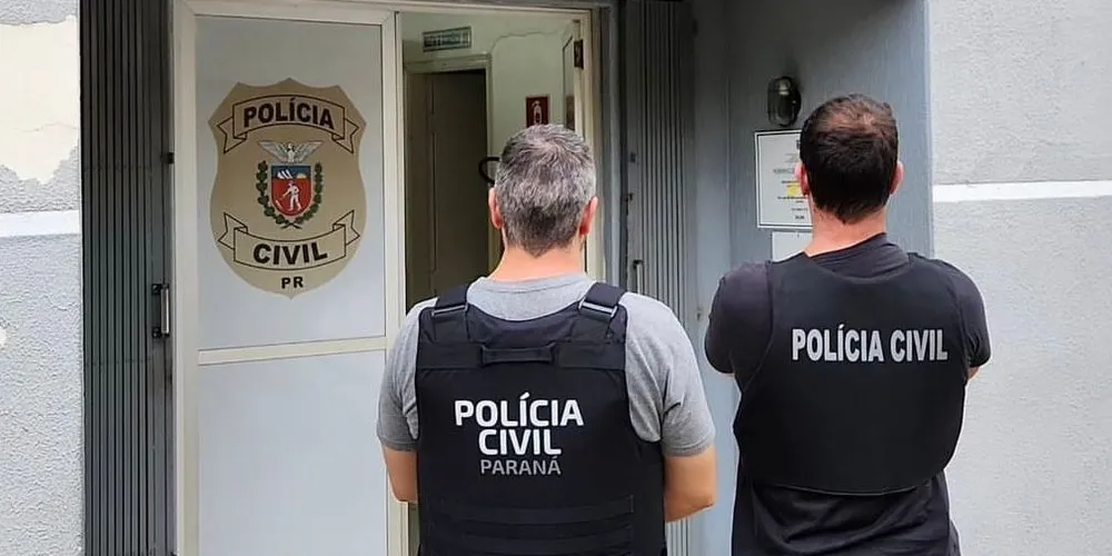 Detido foi levado para a Cadeia Pública de Jaguariaíva