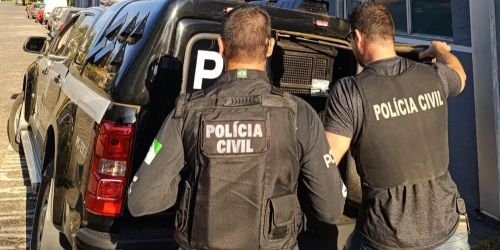 Detidos foram levados para a Cadeia Pública de Jaguariaíva.