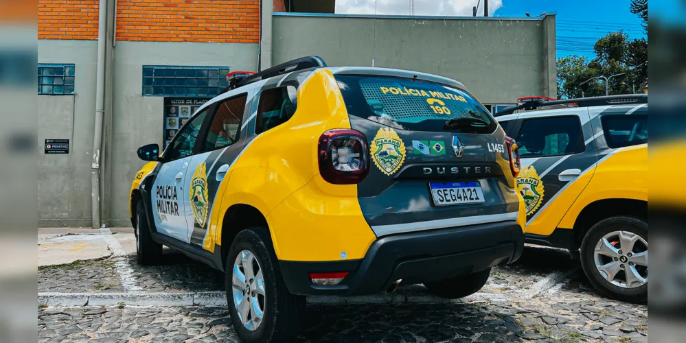 O suspeito foi encaminhado à Delegacia de Polícia