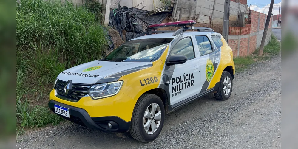 Equipe da PM realizou a abordagem contra o homem que foi preso em flagrante