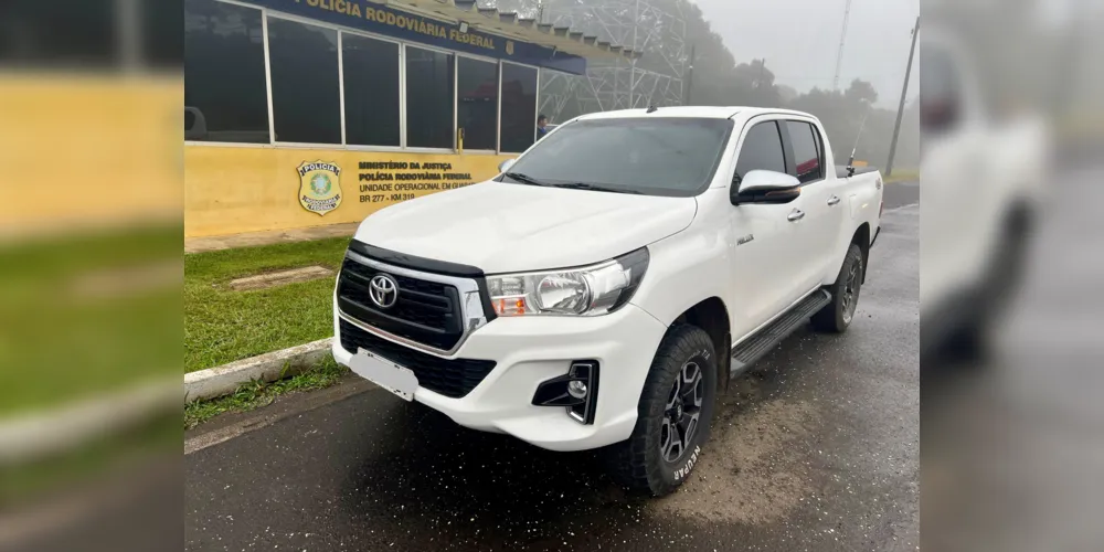 Toyota Hilux tinha placa de Parauapebas (PA)