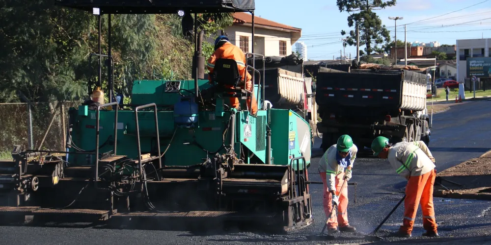 Trabalhos estão sendo realizados pela Prefeitura Municipal