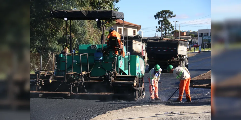 Trabalhos estão sendo realizados pela Prefeitura Municipal