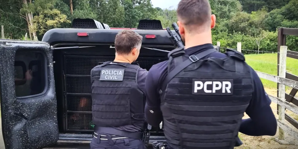 Prisão aconteceu na manhã desta terça-feira (18), nos Campos Gerais