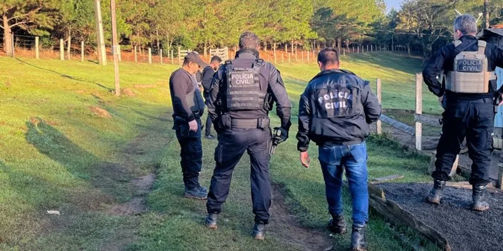 Agentes de segurança realizaram diligências atrás do suspeito