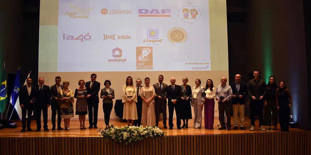 A Associação Comercial, Industrial e Empresarial de Ponta Grossa (ACIPG) teve uma noite de celebração.