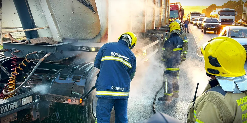 Princípio de incêndio foi controlado pelos Bombeiros