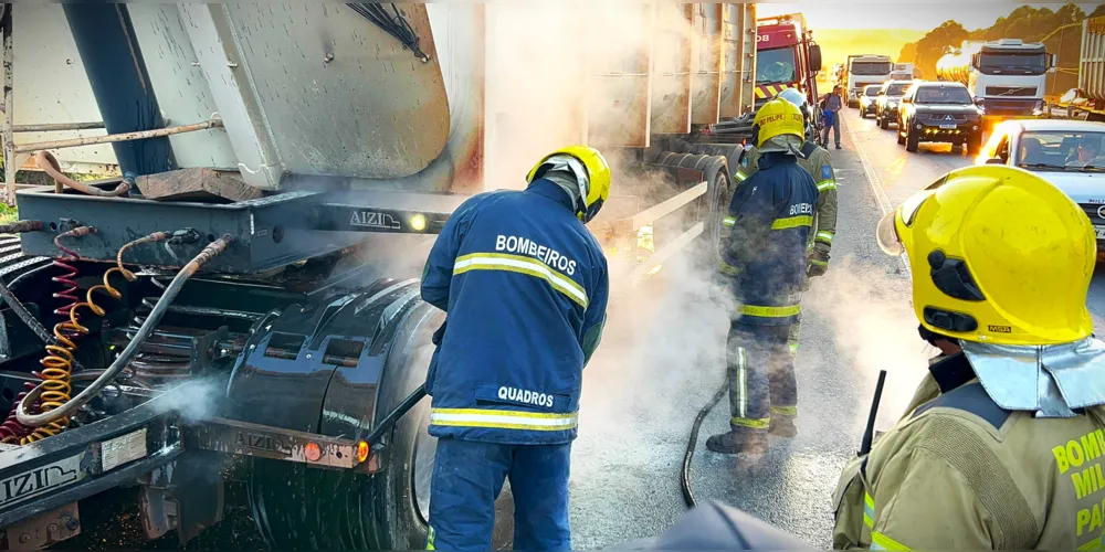 Princípio de incêndio foi controlado pelos Bombeiros