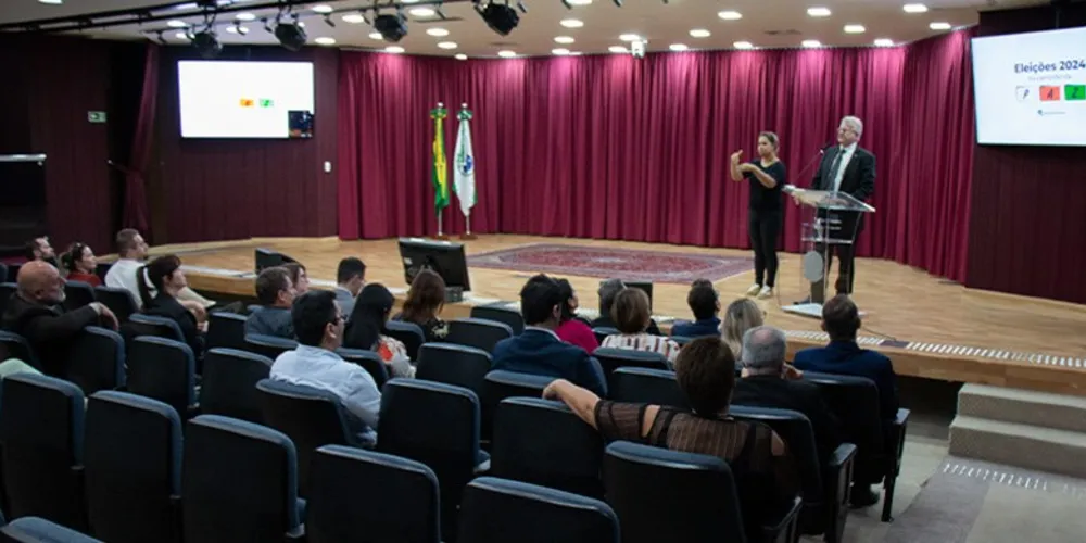 O presidente do TRE-PR, desembargador Sigurd Roberto Bengtsson, lançou a campanha